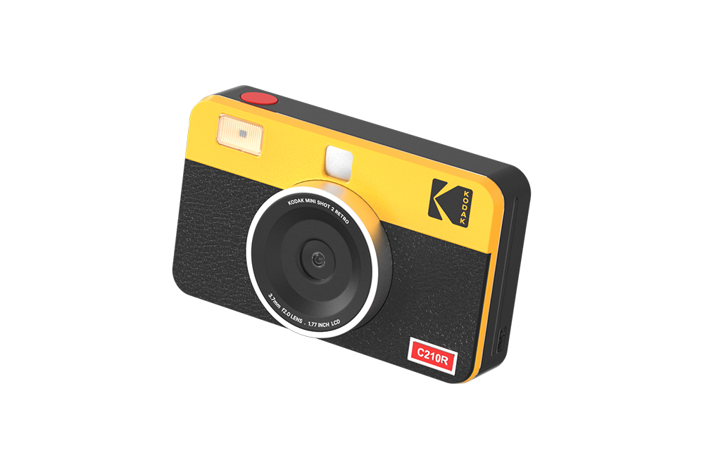 WallUniverse electronic distributor Elektronik exklusive-distribution-Kodak Mini Shot2 Retro 2in1 – Instant camera yellow