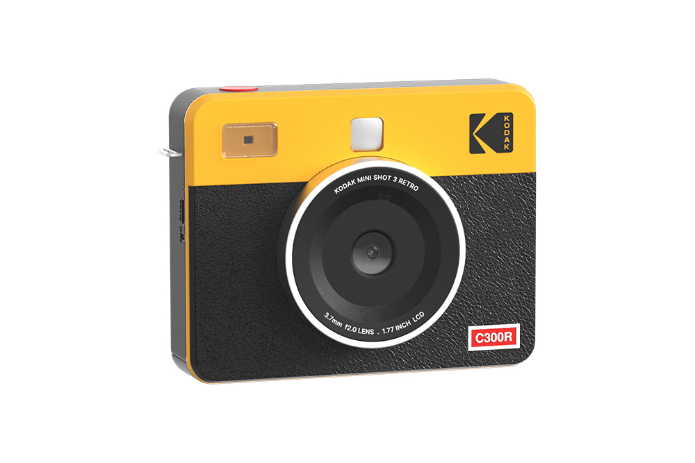 WallUniverse electronic distributor Elektronik exklusive-distribution-Kodak Mini Shot3 Retro 4Pass 2in1 camera & printer – yellow