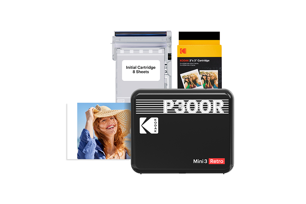 WallUniverse electronic distributor Elektronik exklusive-distribution-Kodak Mini3 Retro Cartridge Bundle – photo printer black