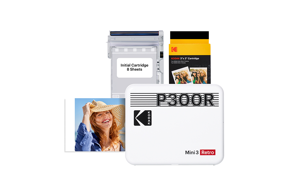 WallUniverse electronic distributor Elektronik exklusive-distribution-Kodak Mini3 Retro Cartridge Bundle – photo printer white