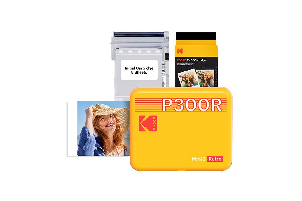 WallUniverse electronic distributor Elektronik exklusive-distribution-Kodak Mini3 Retro Cartridge Bundle – photo printer yellow
