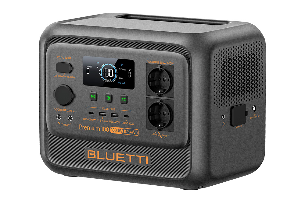 WallUniverse electronic distributor Elektronik exklusive-distribution-bluetti-Premium 100 V2 EU 右上正